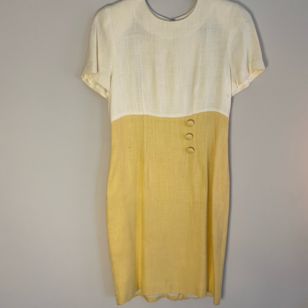Vintage linen dress sz 4